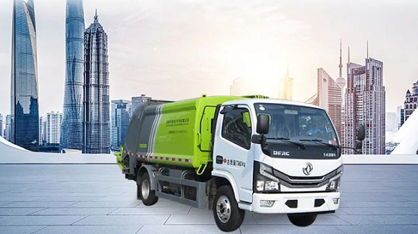 凌宇壓縮式垃圾車-固廢生活垃圾污物克星！